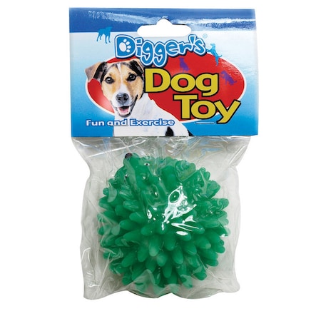 Diggers Boss Pet Digger's Green Vinyl Hedgehog Dog Toy Large 1 pk 51320